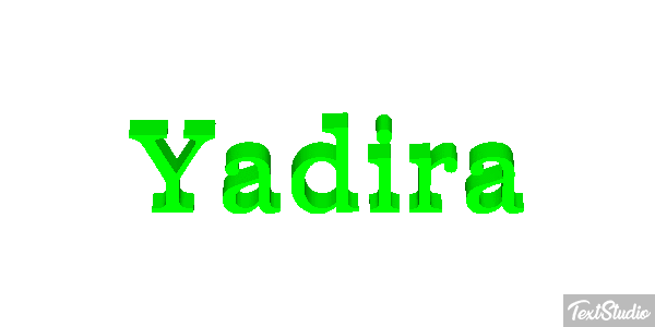 Yadira Efecto de texto