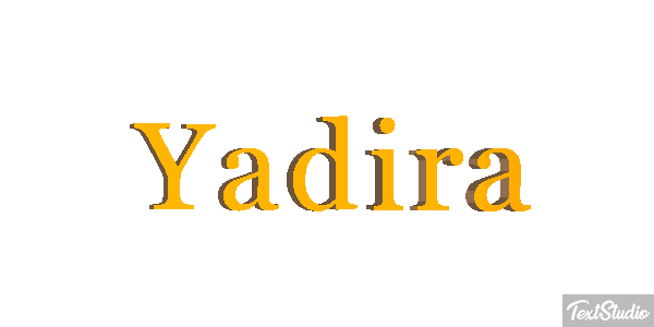 Yadira Efecto de texto