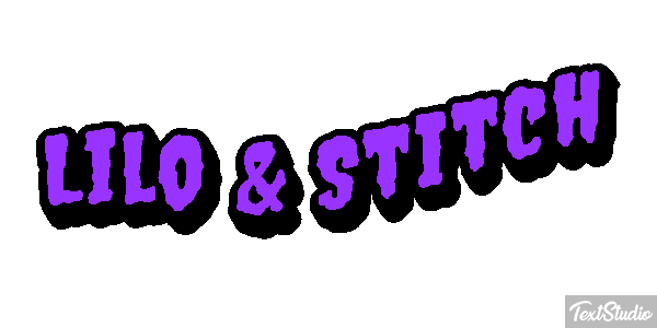Lilo & Stitch Efecto de texto