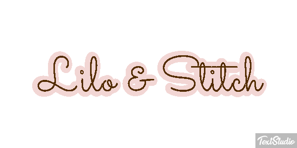 Lilo & Stitch Efecto de texto