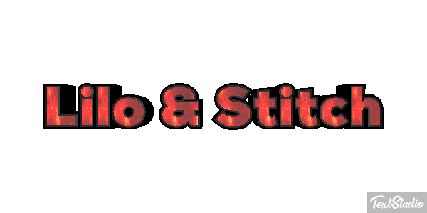 Lilo & Stitch Efecto de texto