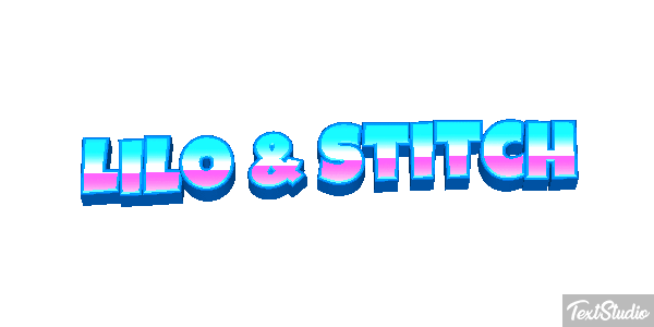 Lilo & Stitch Efecto de texto