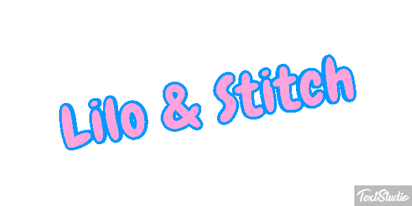 Lilo & Stitch Efecto de texto