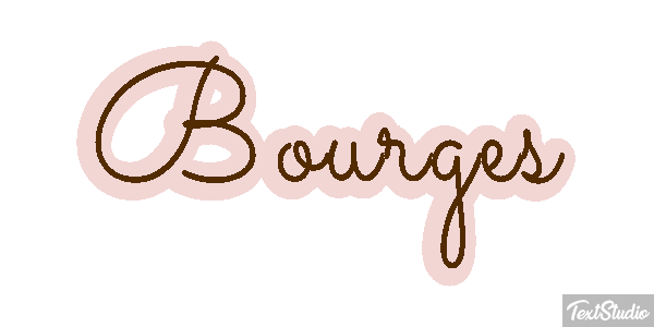 Bourges テキスト効果