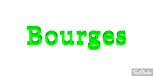 Bourges テキスト効果