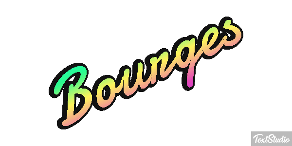 Bourges テキスト効果