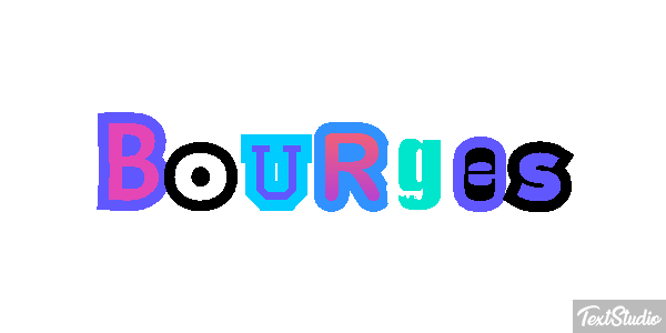 Bourges テキスト効果