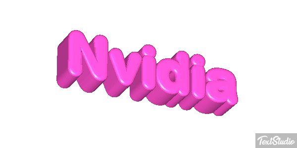 Nvidia Text effect