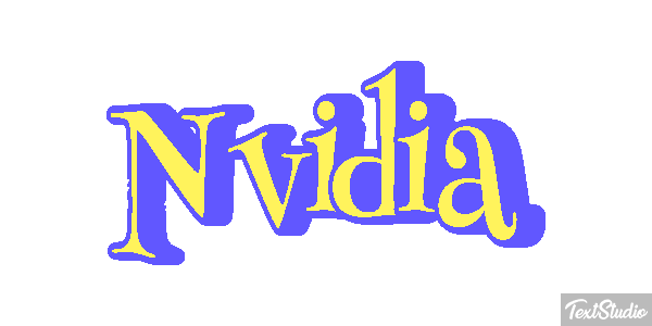 Nvidia Text effect