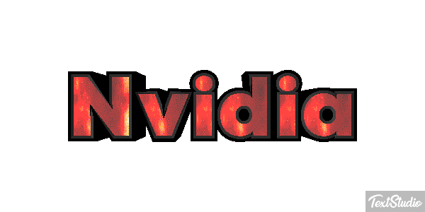 Nvidia Text effect