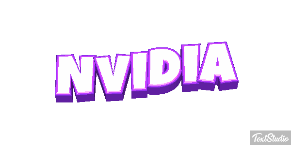 Nvidia Text effect