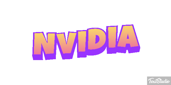 Nvidia Text effect