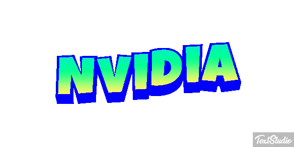 Nvidia Text effect