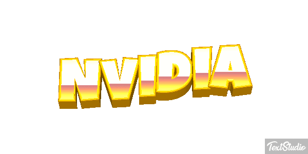 Nvidia Text effect