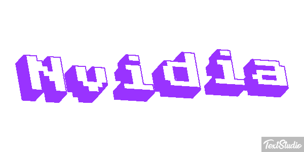 Nvidia Text effect