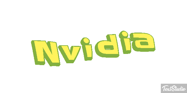 Nvidia Text effect