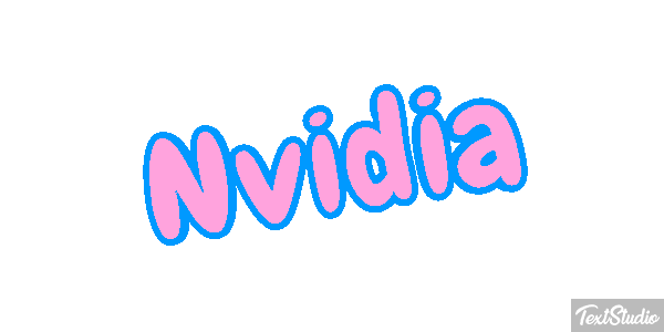 Nvidia Text effect