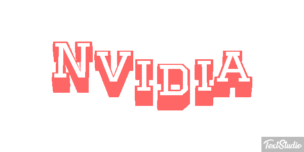 Nvidia Text effect