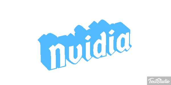 Nvidia Text effect