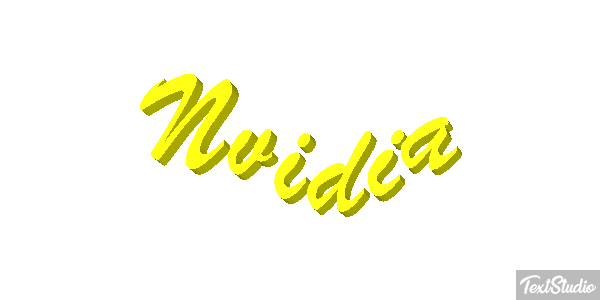 Nvidia Text effect