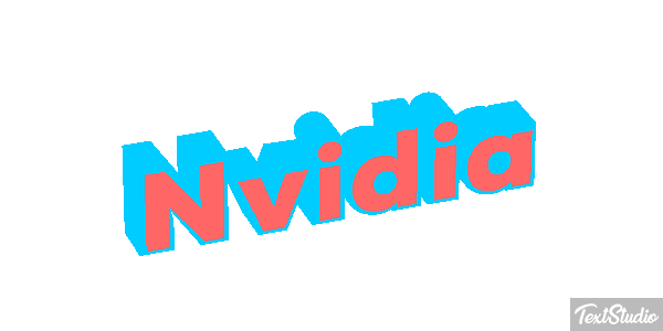 Nvidia Text effect