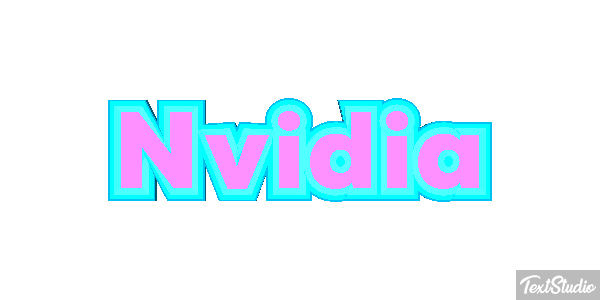 Nvidia Text effect