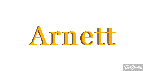 Arnett Texteffekt