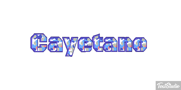 Cayetano Efecto de texto