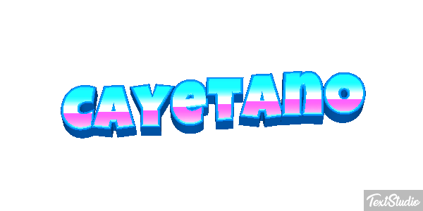 Cayetano Efecto de texto