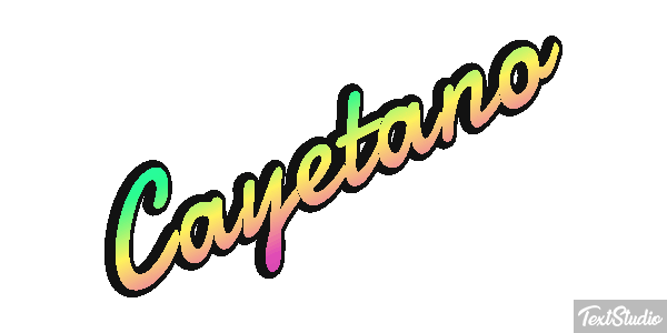 Cayetano Efecto de texto