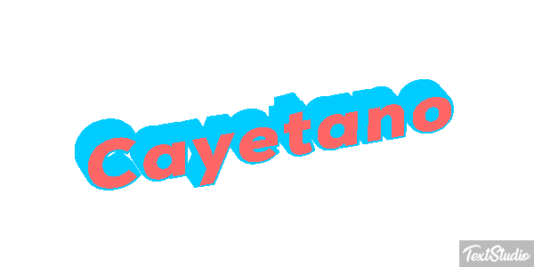 Cayetano Efecto de texto