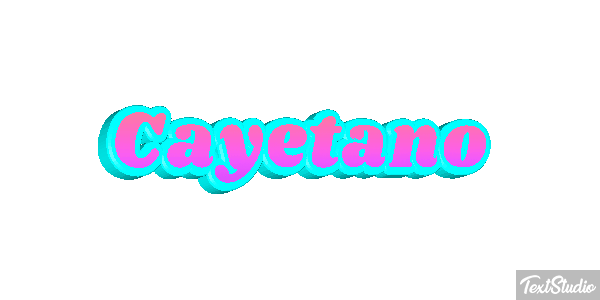 Cayetano Efecto de texto