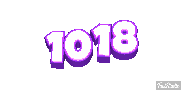 1018 Text effect