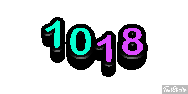 1018 Text effect