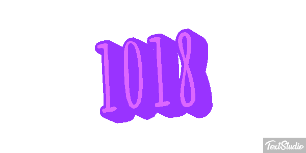 1018 Text effect