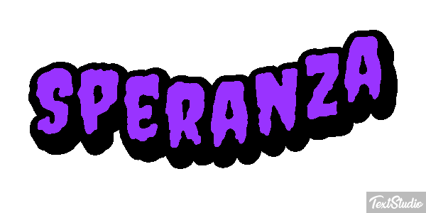 Speranza Effetto testo