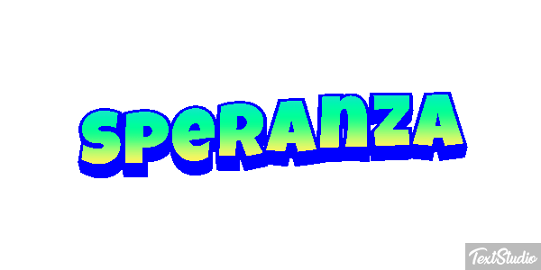 Speranza Effetto testo