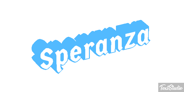 Speranza Effetto testo