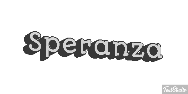 Speranza Effetto testo