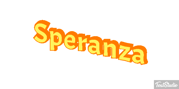 Speranza Effetto testo