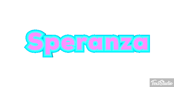 Speranza Effetto testo