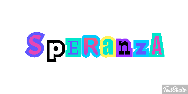 Speranza Effetto testo
