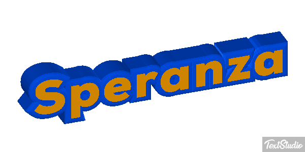 Speranza Effetto testo