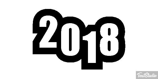 2018 Efecto de texto