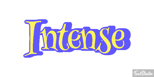 Intense Text effect