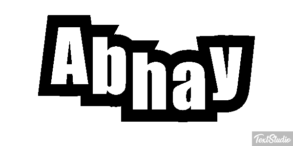 Abhay Effet de texte