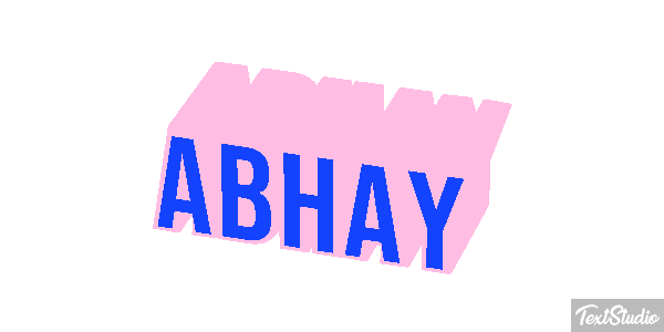 Abhay Effet de texte