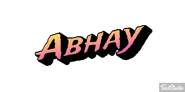 Abhay Effet de texte