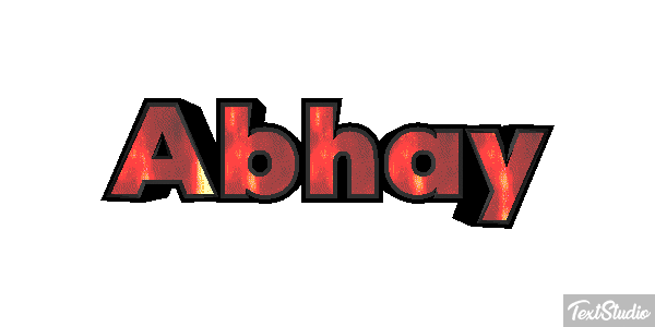 Abhay Effet de texte
