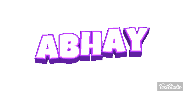 Abhay Effet de texte